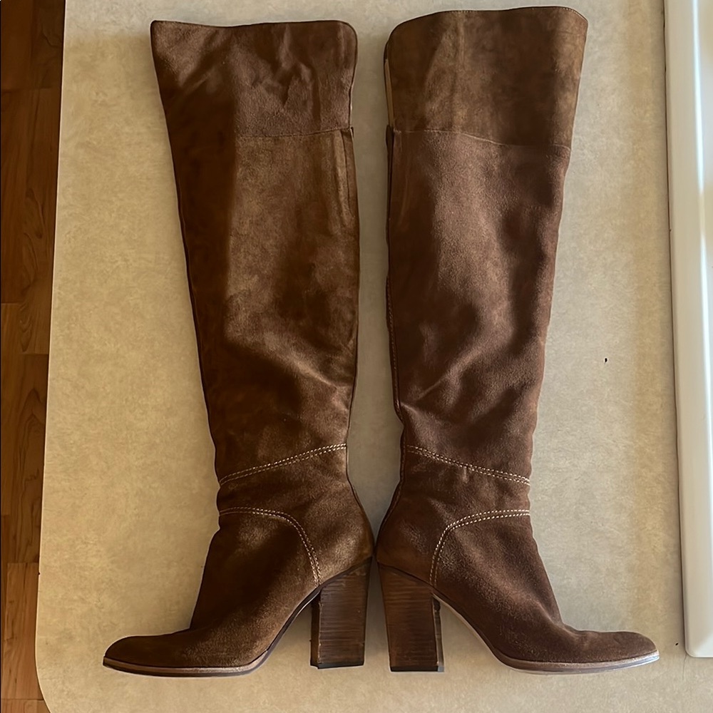 Dolce Vita Over the Knee Brown Boots